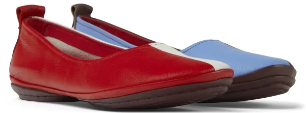 Camper Ballerinas “ Casi Myra Twins “ In Bordeaux / Rot 3