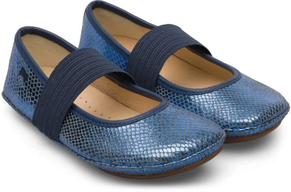 Camper Ballerinas “ Right “ In Silver Blau 3