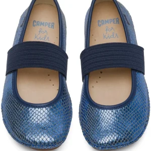 Camper Ballerinas “ Right “ In Silver Blau 11