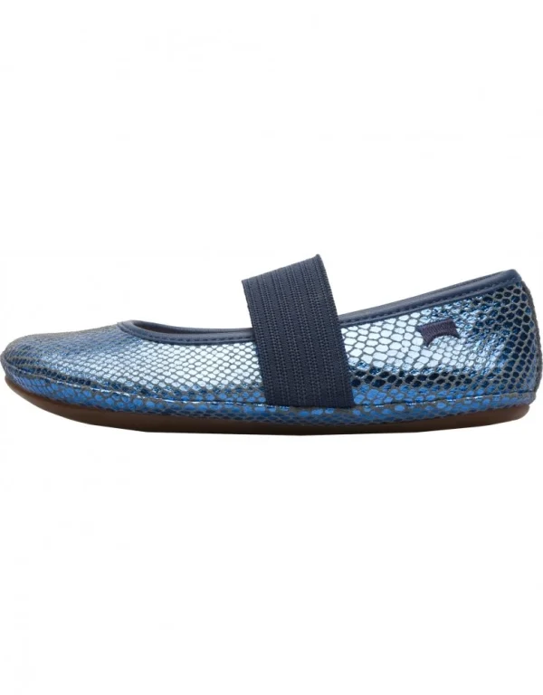 Camper Ballerinas “ Right “ In Silver Blau 1