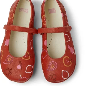 Camper Ballerinas “ Right Twins “ In Rot 11