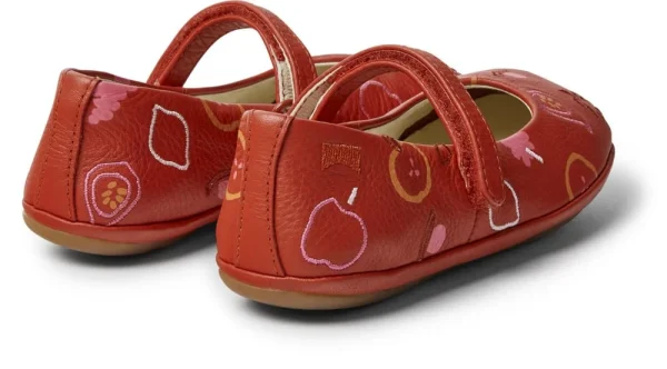 Camper Ballerinas “ Right Twins “ In Rot 5