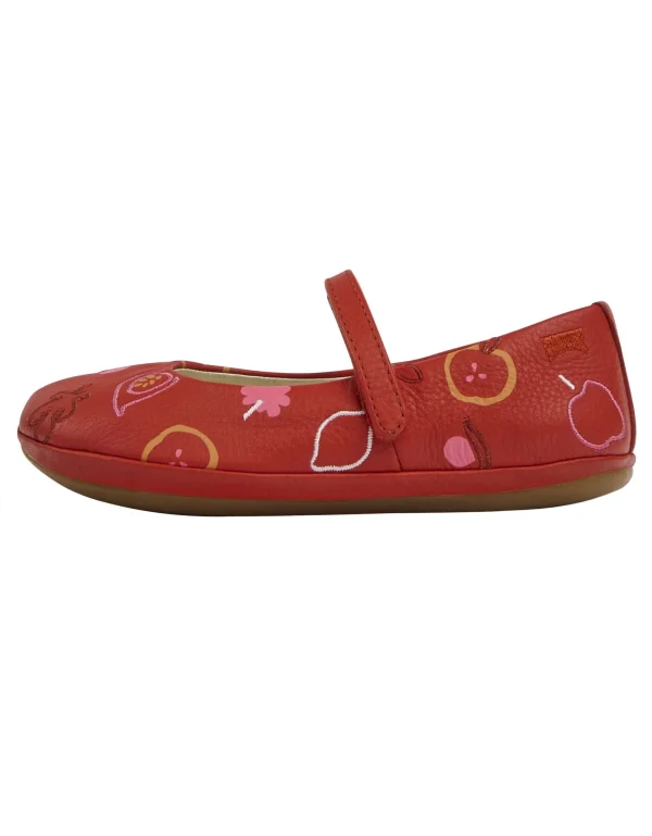 Camper Ballerinas “ Right Twins “ In Rot 1