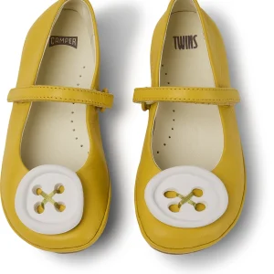 Camper Ballerinas “ Twins “ In Medium Yellow 11