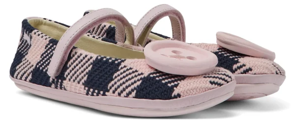 Camper Ballerinas “ Twins “ In Pastelrosa / Blau 3