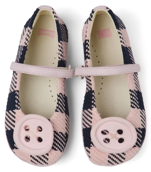 Camper Ballerinas “ Twins “ In Pastelrosa / Blau 4