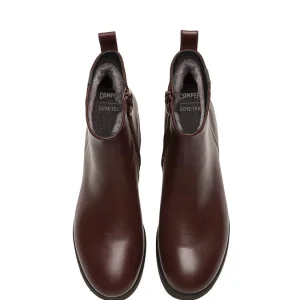 Camper Leder-Stiefeletten In Bordeaux 12