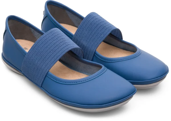 Camper Riemchenballerinas “ Right “ In Blau 3