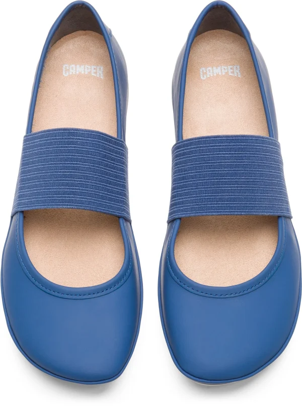 Camper Riemchenballerinas “ Right “ In Blau 4