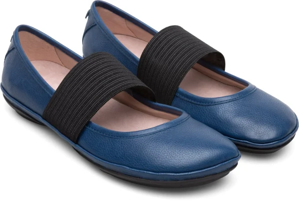 Camper Riemchenballerinas “ Right “ In Blau 3