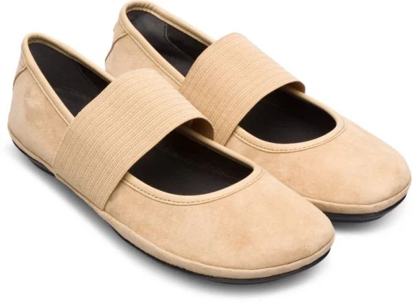 Camper Riemchenballerinas “ Right Nina “ In Beige 3