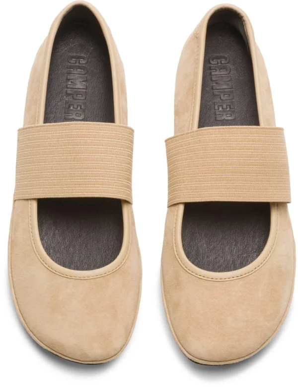 Camper Riemchenballerinas “ Right Nina “ In Beige 4