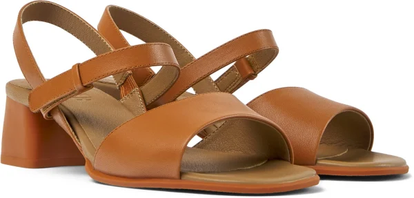 Camper Sandalen “ Katie “ In Camel Braun 3