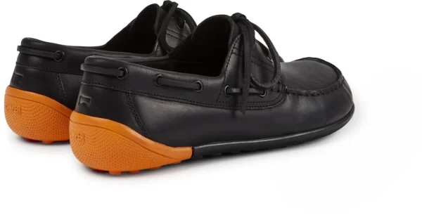 Camper Schnürschuhe “ Peu Circuit “ In Schwarz / Orange 5