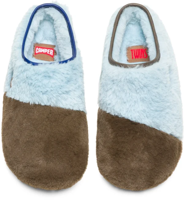 Camper Slipper “ Twins “ In Braun 4