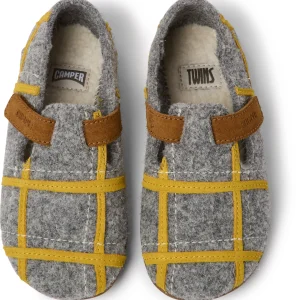 Camper Slipper “ Twins “ In Grau – Gelb 11