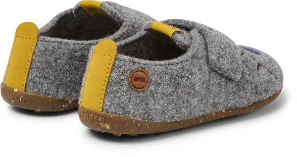 Camper Slipper “ Twins “ In Mittelgrau 5