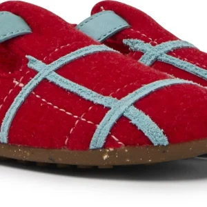 Camper Slipper “ Twins “ In Rot- Blau 9