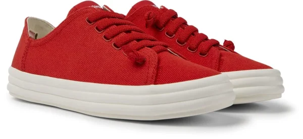 Camper Sneaker “ Hoops “ In Rot 3