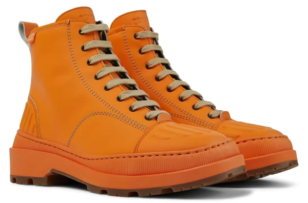 Camper Stiefeletten “ Brutus Trek “ In Orange 3