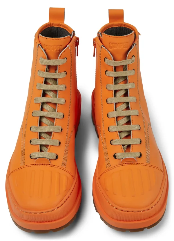 Camper Stiefeletten “ Brutus Trek “ In Orange 4